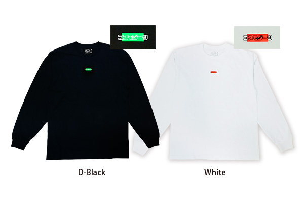 FRUITS OF THE LOOM × COSMO DARTS Long sleeve shirt｜Box logo